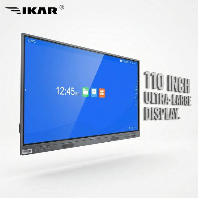 IKAR JX-E5A 110 Inch 40-point Interactive Teaching Board 4K Smart Whiteboard Touch Screen Monitor Digital Signage School Office