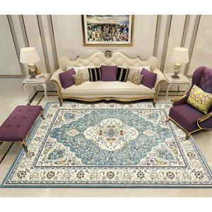 Alfombra Grande de Felpa con Nombre Personalizado, Base Antideslizante con Puntos, Diseño Floral Clásico, para Adolescentes, Hogar, Bodas - Product Image 4