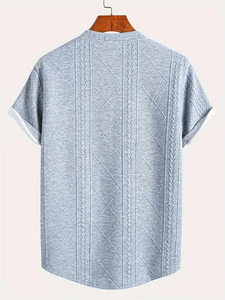 เสื้อยืดผู้ชายแบบสั้นดีไซน์ใหม่ - Product Image 4
