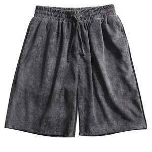 Pantalones cortos deportivos de compresión personalizados para hombre, pantalones cortos deportivos de entrenamiento informales sólidos hechos de poliéster y nailon - Product Image 1