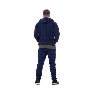 Chándales con Capucha y Cremallera Personalizados para Hombre, Diseño de Logotipo Personalizado, 100% Algodón, Felpa, Casual, Transpirable - Product Image 2