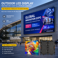 Pantalla LED Modular Fija para Exteriores TOPvision, Alto Brillo, Compatible con Animación, Clasificación IP65, Profundidad de Color Personalizable, SDK para