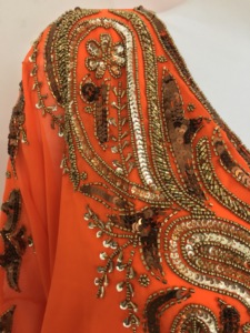 Boho Embellished Islamic <b>Robes</b> New Kaftan Abaya Long Sleeve Floral Embroidery Vintage Elegant Beaded Modest Evening Vacation - Product Image 3