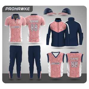 Uniformes de Cricket Prohawke con Diseño Personalizado, Kits de Cricket, Uniformes de Entrenamiento de Cricket por Sublimación - Product Image 1
