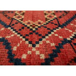 Tapis en laine noué à la main Kiaan grande surface Pae-5258 Rouge Orange Géométrique Abstrait pour Entrée de Maison Couloir Tapis Rectangulaire 9x12 - Product Image 3