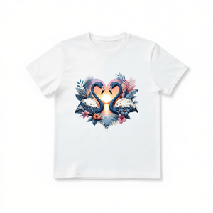 เสื้อยืดคอตตอน 100% ยูนิเซ็กซ์ 210GSM ทรงพอดีตัว สไตล์ลำลอง พร้อมลายพิมพ์สกรีนแบบกำหนดเอง ด้วยวิธีการพิมพ์ DTG - Product Image 2