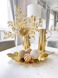 Exportador indio Metal decorativo moderno elegante alta calidad mejor decoración florero decoración del hogar hecho a mano en la India - Product Image 5