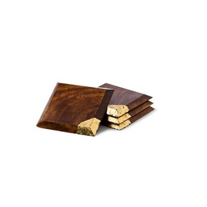 Contemporary wooden coaster set embodying craftsmanship simplicity sustainability designed for modern living spaces refined look - Product Image 3