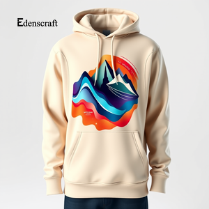 Pull à capuche imprimé personnalisable pour hommes, décontracté et écologique Streetwear, élégant, léger, chaud, hiver, sweat-shirt en coton doux - Product Image 1