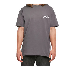 Camiseta Jersey Extra Grande de Corte Cuadrado para Hombre con Logotipo Personalizado, 100% Algodón, Color Blanco Sólido, Cuello Redondo, Manga Regular, Estilo Hip Hop Urbano, Antibolitas - Product Image 6
