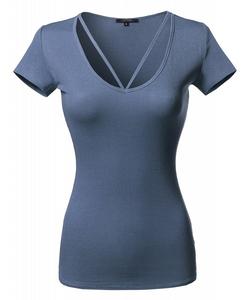 เสื้อฟิตเนสแขนยาวของผู้หญิงเสื้อผ้าวิ่งออกกำลังกายแห้งเร็วเสื้อโยคะลายสีพื้นสไตล์เสื้อยืด - Product Image 3