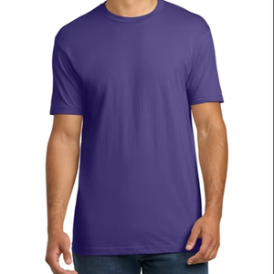T-shirt vierge unisexe violet Next Level 3600 avec logo personnalisé, idéal pour la sérigraphie, commandes en gros, t-shirts personnalisables - Product Image 1