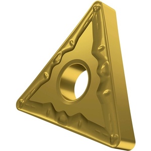 Inserto de Torneado de Alta Calidad con Recubrimiento PVD Dorado para ISO TNMG 160408E-FMTT310 D.3.81mm Paquete de 10 - Product Image 1