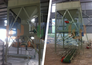 เครื่องบรรจุถุงกึ่งอัตโนมัติซีรีย์ TBM-SB01สำหรับชาพุทราหอมใหญ่กระเทียม7กก. 25กก. 35กก. 50กก. ถุงกระดาษเย็บปิด - Product Image 5