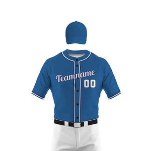 Ensembles d'uniformes de baseball et de softball de qualité supérieure 100% polyester, manches courtes, logo personnalisé, créez votre propre design, automne-hiver - Product Image 5
