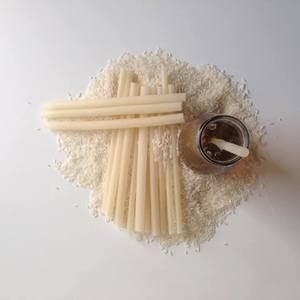 หลอดดื่มข้าวแบบกินได้สำหรับเด็กและผู้ใหญ่หลอดดื่มข้าวแบบย่อยสลายได้อย่างยั่งยืนเป็นมิตรต่อสิ่งแวดล้อม - Product Image 3