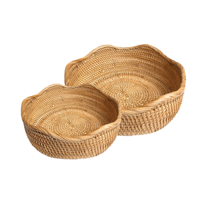 Panier en rotin de qualité supérieure authentique panier à pain panier de rangement cuisine décor à la maison fabriqué au Vietnam au prix d'usine - Product Image 1