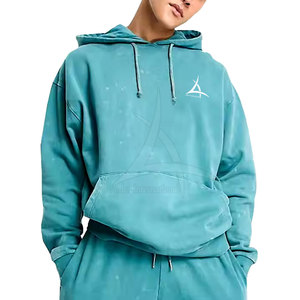Ensemble de survêtement délavé à l'acide hiver à capuche décontracté respirant look vintage matériau doux pour la mode de tous les jours - Product Image 5