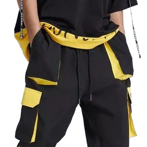 Pantalon de jogging baggy cargo en nylon pour hommes de style Hip Hop le plus exigeant à vendre avec taille élastique par Laz Industry - Product Image 2