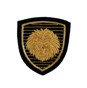 Custom Made Top Quality Hand Made Embroidery Bullion <b>Badges</b> New Style OEM Service Embroidered <b>Badge</b> - Product Image 3
