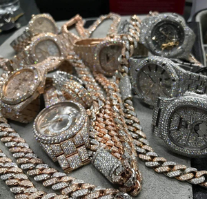 New Sale Trending Quartz <b>Wrist</b> <b>Watch</b> studded Moissanite Diamonds <b>Mens</b> Fashion Arrival Hip Hop Exclusive Designer Jewelry - Product Image 3