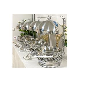 Plato de frotamiento de acero inoxidable de tamaño completo multiusos con tapa de bloqueo y fuente de calor ajustable para un uso versátil - Product Image 6