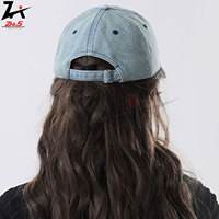 Gorro Docker de mezclilla lavada estilo retro, sin visera, color liso, vintage, estilo callejero, de pescador y marinero, con diseño de personaje, gorros de primavera con efecto abultado