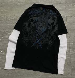 OEM เสื้อลำลองแขนสองชั้นระบายความร้อนแบบวินเทจสำหรับผู้ชายเสื้อลำลองออกแบบได้ตามต้องการ - Product Image 4