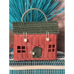 กระเป๋าไม้ไผ่สานมือสไตล์วินเทจสำหรับเด็กหญิงกระเป๋าถือจากเวียดนาม - Product Image 5