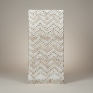 Tela de Encaje Nigeriana con Bordado y Cuentas, 5 Yardas, Diseño Exclusivo para Ceremonias de Boda Nigerianas, Última Moda 2026 - Product Image 1