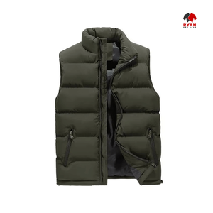 Chaleco Acolchado Sin Mangas Impermeable y Antibolitas Ryan Pro Gear para Hombre, Chaleco Acolchado Ligero y Aislado - Product Image 1