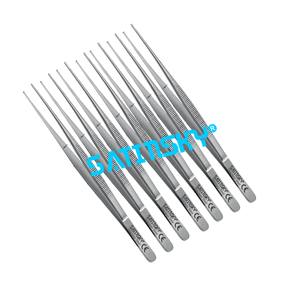 Pinzas de disección Gerald, pinzas de disección, instrumentos, fabricante de dispositivos médicos, fabricado en acero inoxidable AISI 420 - Product Image 3