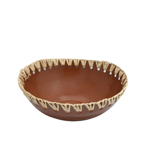 Natural <b>Wooden</b> <b>Table</b> <b>Top</b> <b>Wooden</b> Round Bowl Antique Brown Finished For Decoration Salad Bowl Handicrafts - Product Image 4
