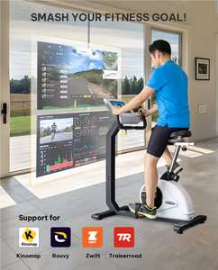 Vélo d'exercice magnétique vertical commercial avec application pour les salles de sport et les centres de thérapie de réadaptation, fourniture de Taïwan - Product Image 4