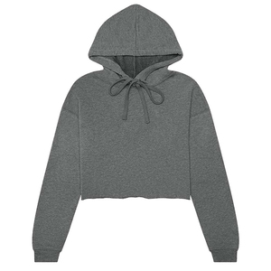 Top corto informal para mujer en tendencia, sudaderas con capucha, cuello alto de invierno de color elegante, nueva moda a la demanda del cliente - Product Image 1