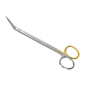 กรรไกรทำมุมกรรไกรสแตนเลสสำหรับใช้ทางการแพทย์กรรไกรเล็มเหงือกล็อกลินขนาด160มม. - Product Image 5