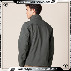 Vente en gros de veste à capuche universitaire de luxe personnalisée de haute qualité décontractée imperméable pour hommes - Product Image 3