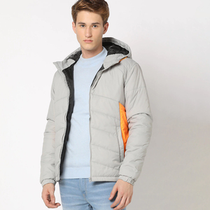 Wholesale Custom High Quality Fashion Style Plus Size <b>Puffer</b> <b>Jacket</b> Winter Blank Down <b>Jacket</b> with Long Length <b>Thin</b> Fabric Men - Product Image 1