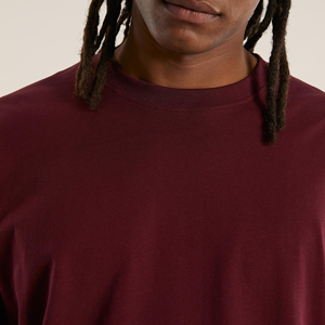 Unisex peso pesado 100% algodón Boxy Fit camiseta de alta calidad de gran tamaño Drop Shoulder Tee impresión Digital personalizada para hombres - Product Image 6