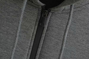 High Street Fashion Autumn <b>Winter</b> <b>Coat</b> Solid Loose Hoodie Embroidered Long Sleeve Casual Zipper Outwear Sweatshirt 100% Cotton - Product Image 6