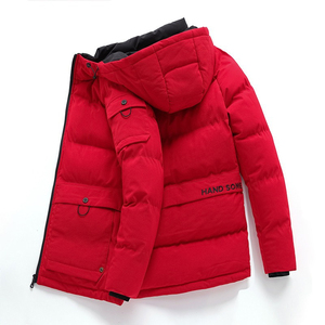Chaqueta de plumón plegable ultraligera para hombre, Abrigo acolchado con cuello con capucha acolchado, prendas de vestir, ropa de invierno con OEM - Product Image 1