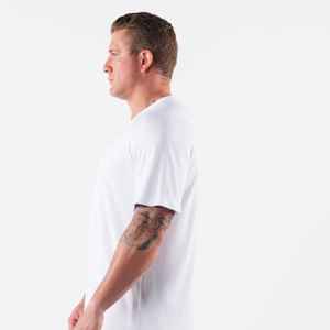 Camisetas de cuello redondo de algodón peinado 100% Premium para hombre, camiseta Unisex de manga corta con cuello redondo liso, ropa de calle de gran tamaño con carácter - Product Image 2