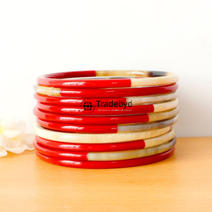 Pulseras de Cuerno Hechas a Mano de Lujo, Calidad Premium, Naturales, Unisex, Conjunto de Pulseras Elegantes, Joyería Tradebyd - Product Image 5