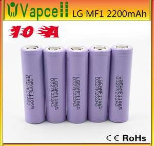 بطاريات ليثيوم قابلة لإعادة الشحن <span class=keywords><strong>MF1</strong></span> <span class=keywords><strong>ICR18650</strong></span> 2200mAh 10A 3.6V <span class=keywords><strong>18650</strong></span> بطارية ليثيوم أيون وشاحن - Product Image 4