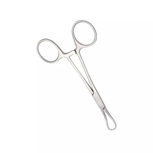 Pinces à serviettes en acier inoxydable massif de 9 cm, instruments médicaux chirurgicaux en acier inoxydable - Product Image 2