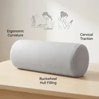 Coussin de soutien lombaire ergonomique en mousse à mémoire de forme, portable et polyvalent, avec avantages certifiés et refroidissement par le vide