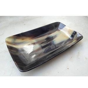Bandeja de Cuerno de Buey Pulido Ecológica para Vajilla Elegante y Estilo Étnico del Hogar, Bandeja para Servir Hecha a Mano con Material 100% Orgánico - Product Image 3