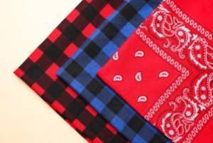 High Quality Women's 100%Cotton <b>Red</b> Color <b>Bandana</b> Popular for Sport and Yoga Custom Logo Bandanas for Girls and Adults Wholesale - Product Image 4