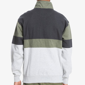 Sweat-shirts à col montant pour hommes de haute qualité, motif uni, mélange polyester/coton, fabrication sur mesure, respirant, écologique - Product Image 6