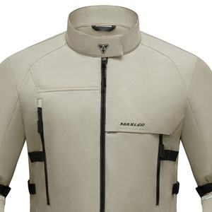Veste Softshell de Protection pour Motocyclistes Hommes, Homologuée CE, Coupe-Vent, Imperméable, Respirante, Ignifuge, Grandes Tailles - Product Image 4